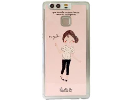 Capa LUCIA BE 2D Huawei P9 Rosa