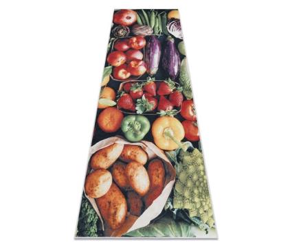 Andre 1711 tapete frutas e vegetais cozinha antiderrapante