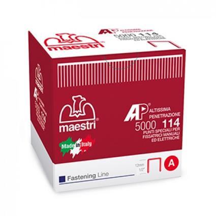 Agrafos Maestri > agrafo 114 forest (14mm) para rocamatica 114 cx. 5000un  - 1551076