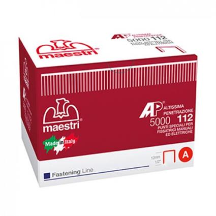 Agrafos Maestri > agrafo 112 forest (12mm) para rocamatica 114 cx. 5000un  - 1551075