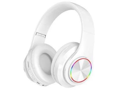 Auscultadores Over Ear JL-EIGHT Bluetooth Branco