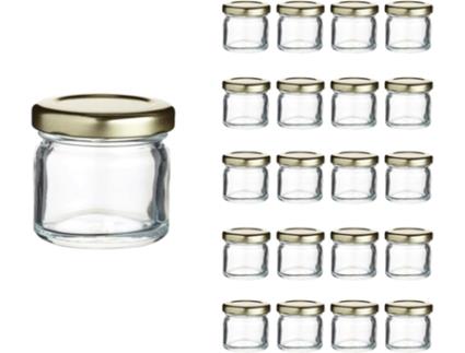 20X Frascos de Vidro Vazios com Tampa 30Ml ESPIRITO REBELDE
