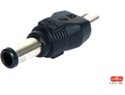 Conetor p/transformador universal 5x2.1 mm. Conector para transformador universal