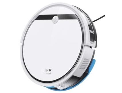 Aspirador de Pó Robô ILIFE V3X 2 em 1 Vácuo e Esfregão 3000Pa Sucção 300Ml Lixeira Até 120Min de Tempo de Execução