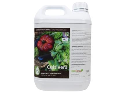 CULTIVERS Fertilizante Líquido Orgânico para Pomar 5 L Adubo Vegetal 100% Orgânico e Natural. Melhor Sabor, Maior Qualidade