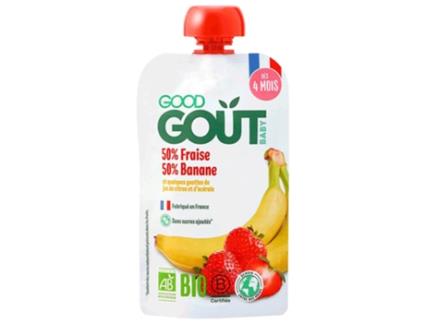 GOOD GOÛT Fresa Plátano de 4 Meses Orgánico 120 G