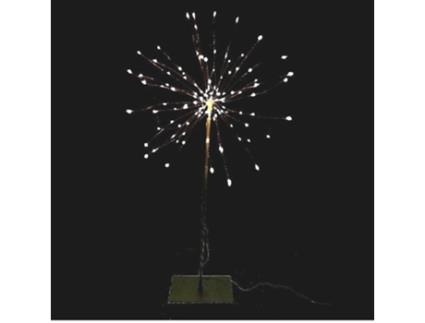 Luzes Led Star 120 com Base Prateada