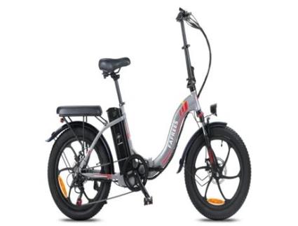 Bicicleta Elétrica FAFREES F20 250W 576Wh 70Km Autonomia Cinza