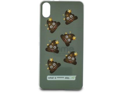 Capa EMOJI Emoji BQ Aquaris X5 Transparente