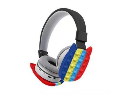 Auscultadores Over Ear JL-EIGHT Bluetooth Preto