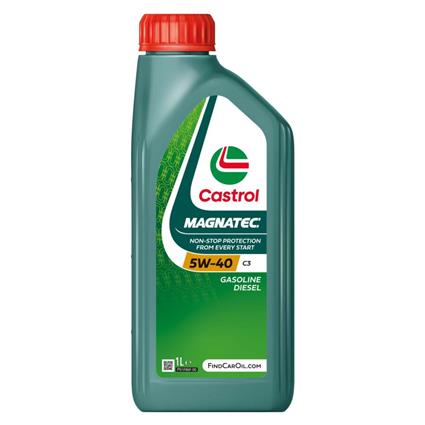 Óleo de motor castrol para motores a gasolina e gasóleo 5w-40 c3 1 l