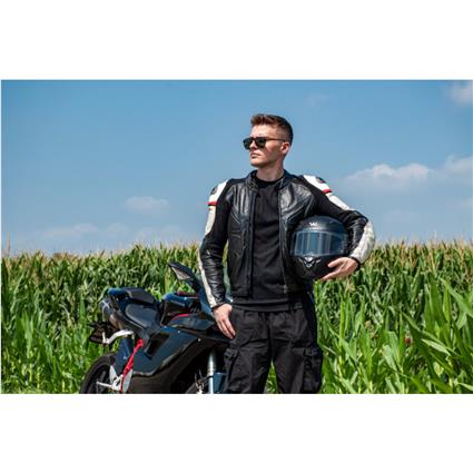 Capacete de motociclo integral wayscral road tamanho l preto