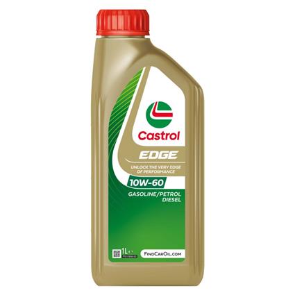 Óleo de motor edge da castrol para motores a gasolina e gasóleo - 10w-60 1 l