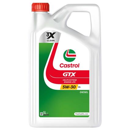 Óleo de motor a gasóleo castrol gtx 5w-30 c4 5 l