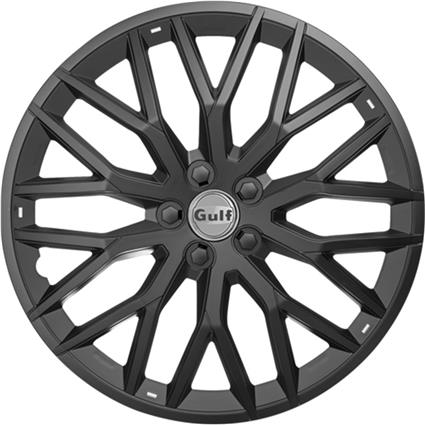 4 tampões preto gulf gt40 16 polegadas