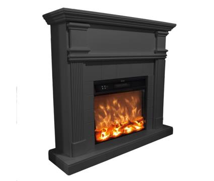 Lareira mural 1500w caminetto fuego omar