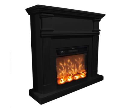 Lareira de parede 1500w caminetto fuego omar