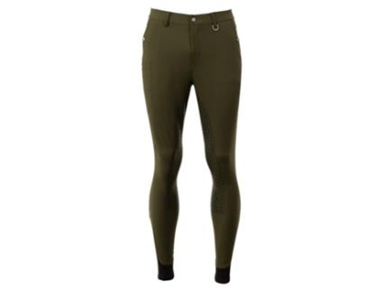 Calças de Homem para Equitação BR EQUITATION Full Grip Smt Assento Silicone Verde (44)