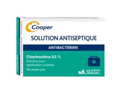 COOPER Solução Antisséptica Clorexidina 0,5 % 12 X 5 Ml
