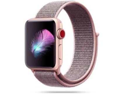 Bracelete Tech-Protect Nylon Apple Watch 2/3/4/5/6/Se 38/40Mm Pink Sand