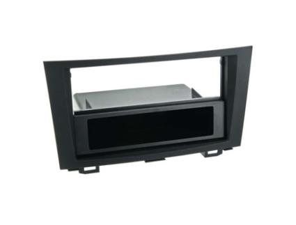 Adaptador de Placa Frontal de Toque Suave 2-Din Honda Cr-V 2006 Preto