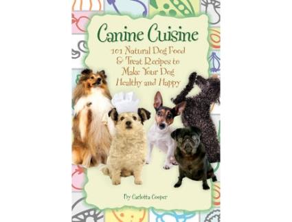 Livro canine cuisine de carlotta cooper (inglês)