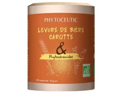 Levedura de Cerveja Orgânica Cenoura e Fitoceramidas 105 Comprimidos PHYTOCEUTIC