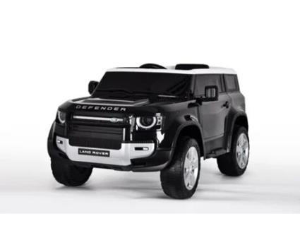 Carro Elétrico para Crianças Landrover Defenda Negro 0-6 Anos 12V