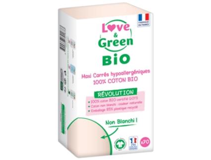 Maxi Checks Hipoalergênico 100% Algodão Orgânico 70 Algodão LOVE & GREEN