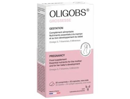Oligobs Gravidez 30 Comprimidos 30 Cápsulas LABORATOIRE CCD