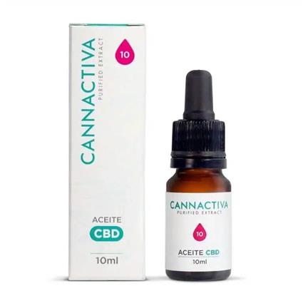 Óleo Purificado de CBD CANNACTIVA - 10% CBD / 10ml - Espectro total