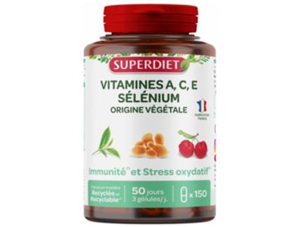 Selênio Vitaminas ACE 150 Cápsulas SUPERDIET