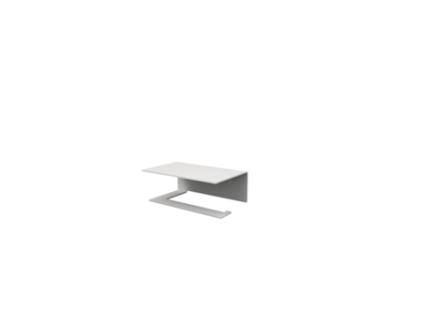 Suporte de Papel Higiénico Berno S Branco Direita FINK 14x5x9 cm
