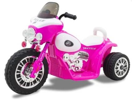 Moto Elétrica para Crianças Wheely KIJANA Rosa 0-3 Anos 6V
