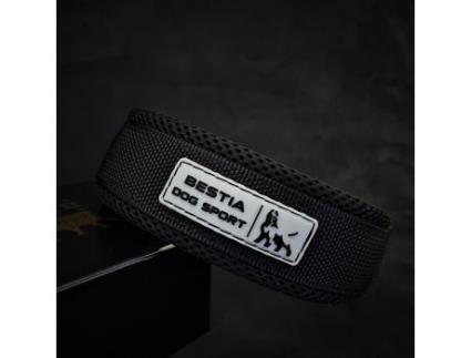 Coleira Fast Release Preto BESTIA DOG SPORT S