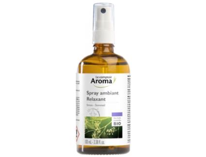 Spray ambiental relaxante com óleos essenciais orgânicos 100 ml LE COMPTOIR AROMA