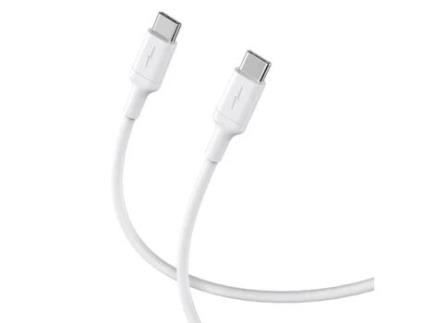 Cabo para Apple MacBook Pro (16, 2021) LEKUS Tipo C 60W 3.0A Branco