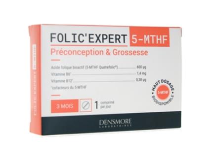 Folic'Expert 5-Mthf Preconceito e Gravidez 90 comprimidos DENSMORE