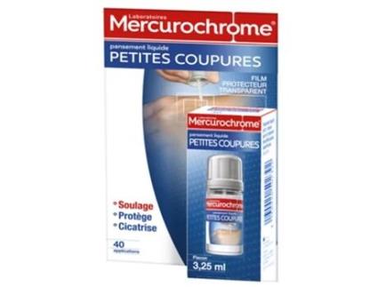 Bandagem Pequena de 3,25 Ml MERCUROCHROME