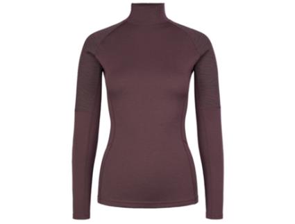 Camisola de Mulher JOHAUG Fecho Elevate Lã Vermelho (S)