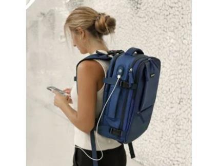 Mochila de Viagem em Cabine Explorer B40 NUMADA 40X20X25Cm 20L Azul Marinho