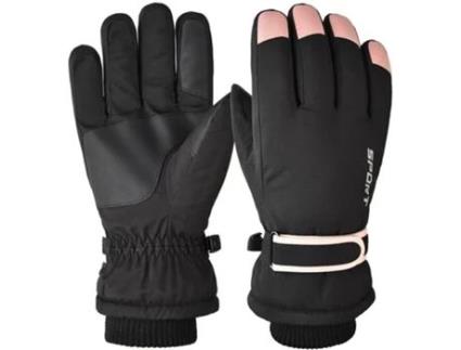Luvas de Snowboard de Esqui de Inverno: de Neve Luvas Térmicas À Prova D'Água À Prova de Vento para Mulheres Homens Esqui WAX