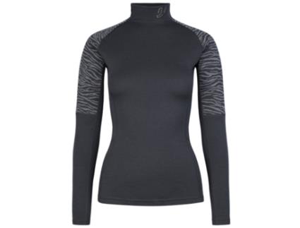 Camisola de Mulher JOHAUG Fecho Elevate Lã Preto (L)