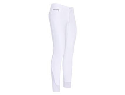 Calças de Homem para Equitação EASY RIDER Punho Victor Knee Branco (102 cm)