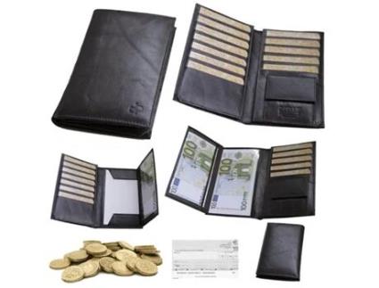 Livro de Cheques Fólio DIPELLE Dp Vertical Porta Castanho