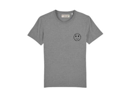 T-Shirt Unissexo LES PETITS BASICS Crème La Algodão Orgânico Cinzento (XL)