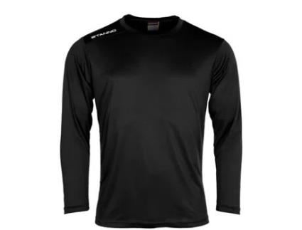 T-Shirt Unissexo para Desporto STANNO Comprida Field Preto (XL)
