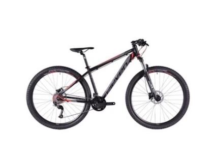 Bicicleta ELEVEN Vortex 3.0 29 17 Al Preto Mate Vermelho Neon