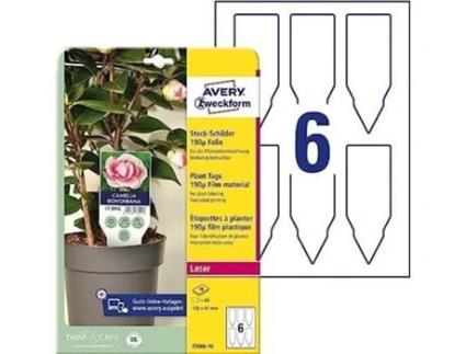 AVERY ZWECKFORM T3006-10 Pacote de 60 Painéis Plug-In Resistentes Ao Calor