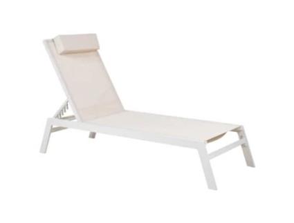 Tumbona Reclinable de Aluminio Beige Catania Ii